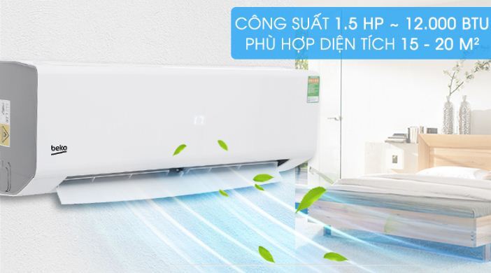Điều hòa Beko 1.5 HP RSSC12CV - Giá rẻ nhất: 5.894.000 vnđ