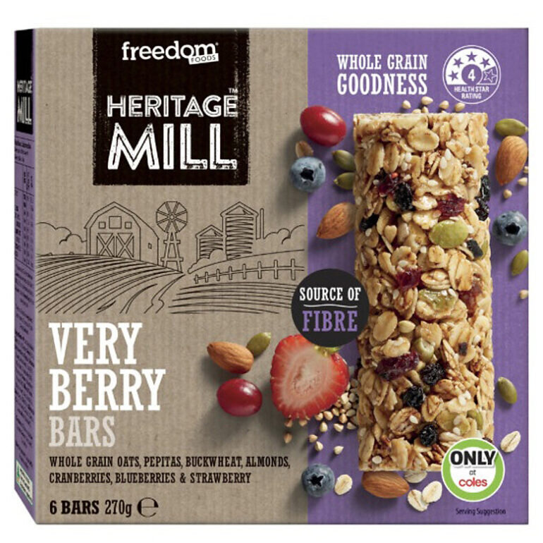 Bánh ngũ cốc Heritage Mill Berries - Giá tham khảo: 139.000 vnđ - 144.000 vnđ/ hộp 270g