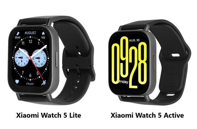 So sánh Xiaomi Watch 5 Lite và Watch 5 Active: Sự khác biệt khá lớn!