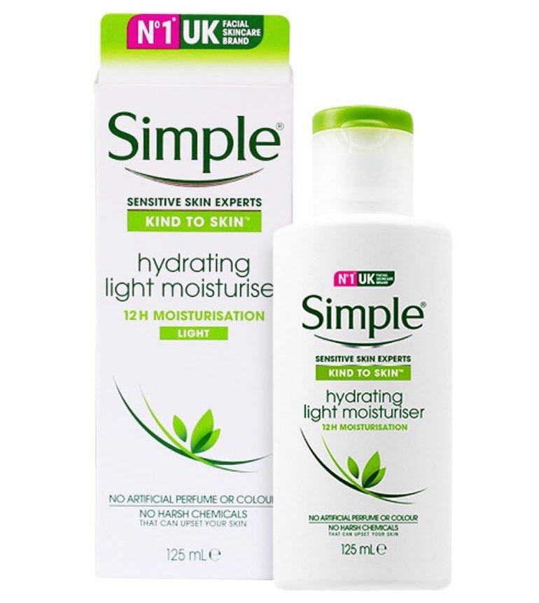 Kem dưỡng ẩm Simple Kind To Skin Hydrating Light Moisturiser