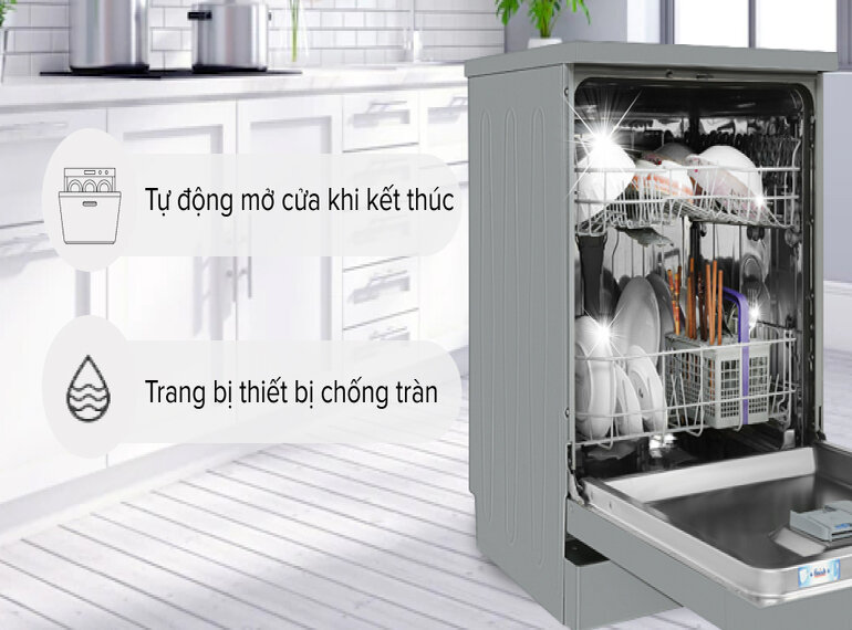 Máy rửa bát Beko 14 bộ DFN28424X