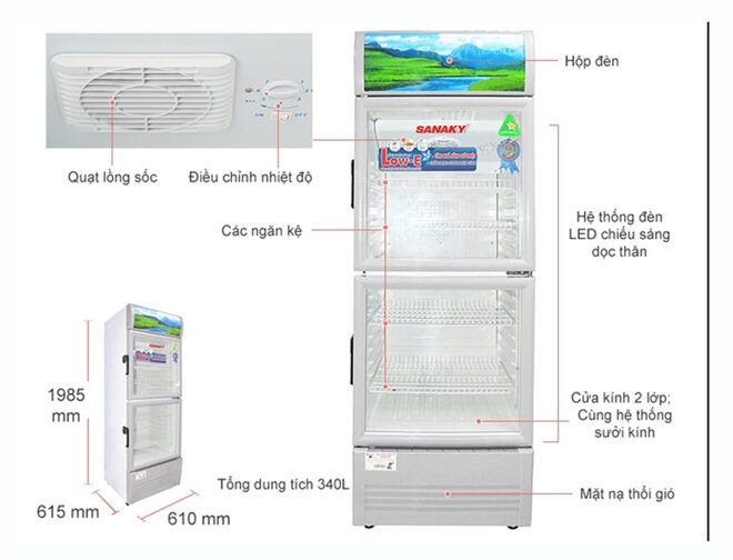 Kiểm tra kỹ các thông số của tủ mát thanh lý cũng rất quan trọng