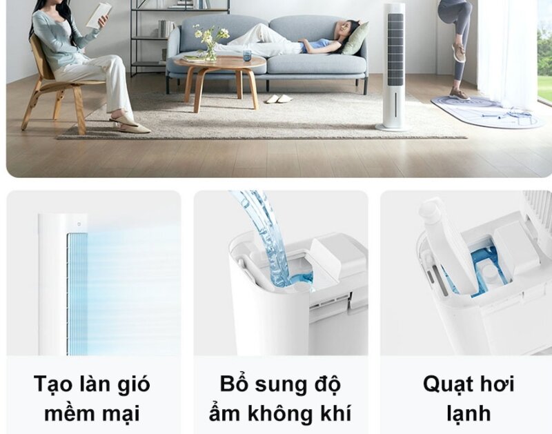 Quạt điều hòa Xiaomi Mijia ZFSLFS01DM giá 2,4 triệu đồng, làm mát hiệu quả lại tiết kiệm điện