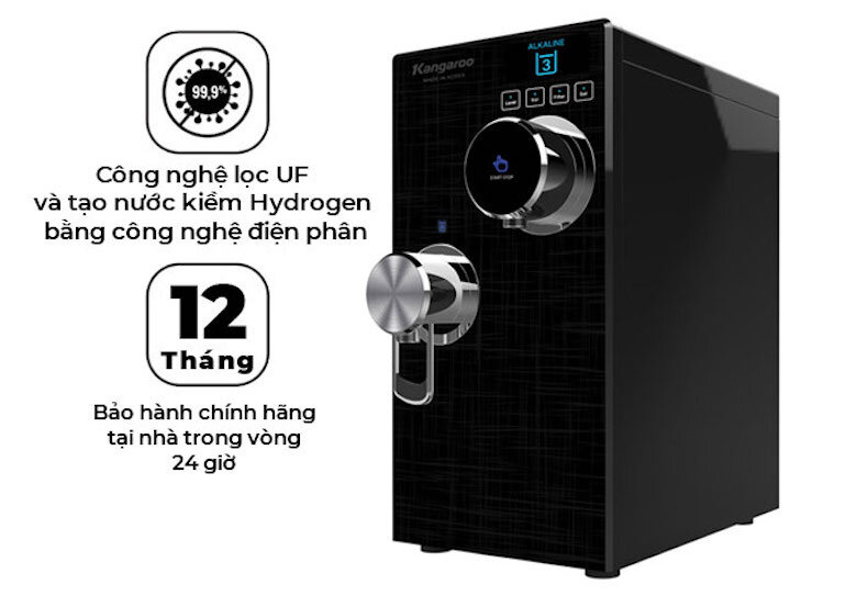 Lưu ý khi sử dụng máy lọc nước Kangaroo Hydrogen để bàn KG 123HQ