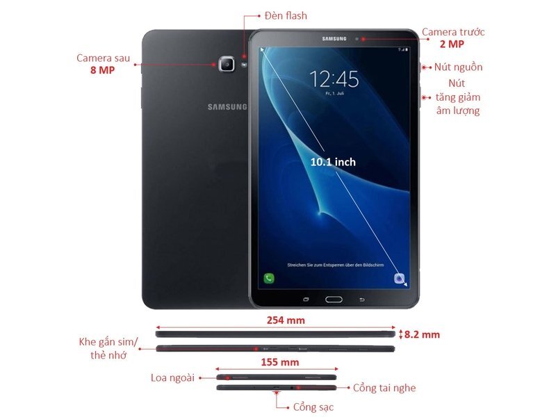 Samsung Galaxy Tab A 2016 10.1 inch 