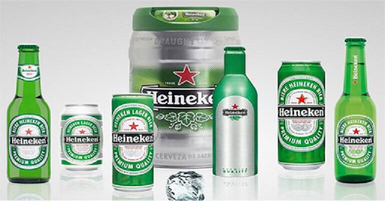 Bia quà biếu tết Giáp Thìn 2024 Heineken