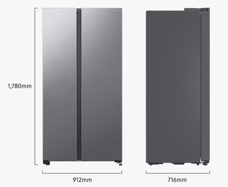 Review tủ lạnh Samsung Side By Side Inverter 655 lít RS70F65Q3TSV mới ra mắt năm 2025