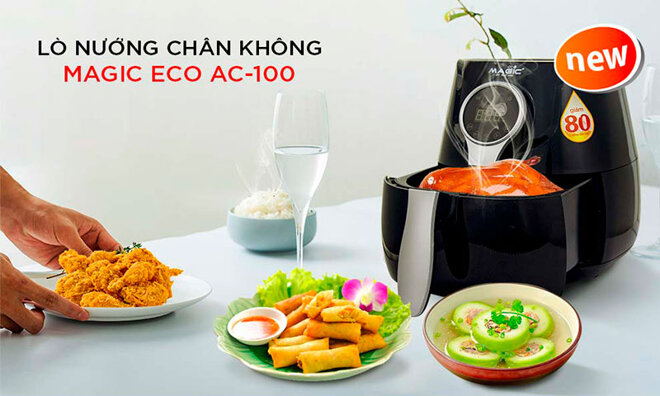 Nồi chiên không dầu đa năng 5L Magic Korea Eco AC-100