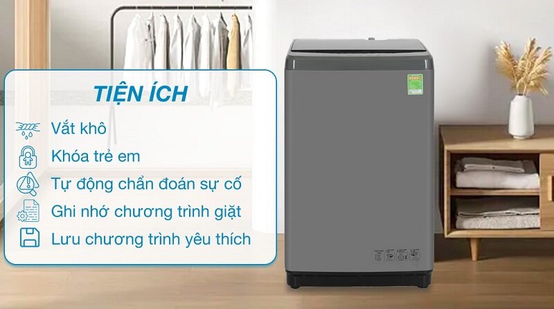 Máy giặt 2024 Hisense 8 kg WTZQ8012UT