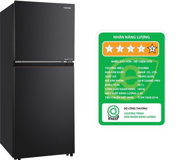 Tủ lạnh Toshiba GR-RT268WE-PMV(68) giá 5,25 triệu đồng, gây bất ngờ với ngăn đông mềm