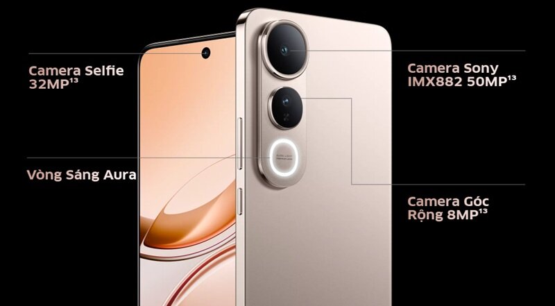Điện thoại Vivo V50 Lite bền chuẩn quân đội, siêu pin 6500 mAh, kết nối 5G tốc độ cao