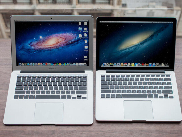 So sánh Macbook Pro và Macbook Air