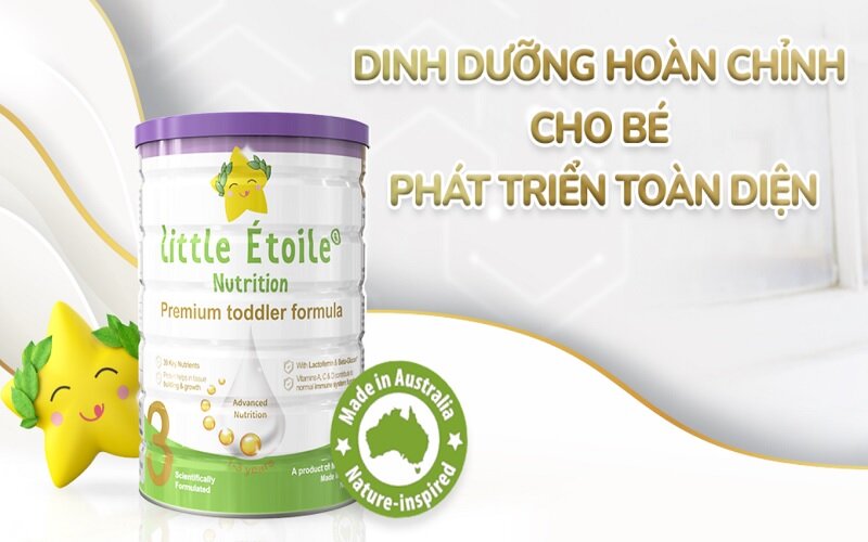 Sữa Little Étoile giúp bé phát triển toàn diện