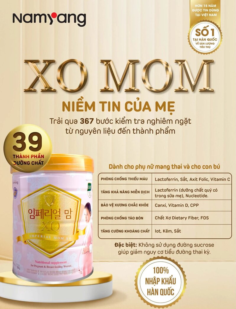 Sữa bầu XO MOM 400g/800g 