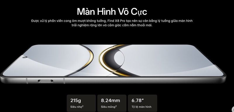 5 điểm nhấn khiến điện thoại OPPO Find X8 Pro
