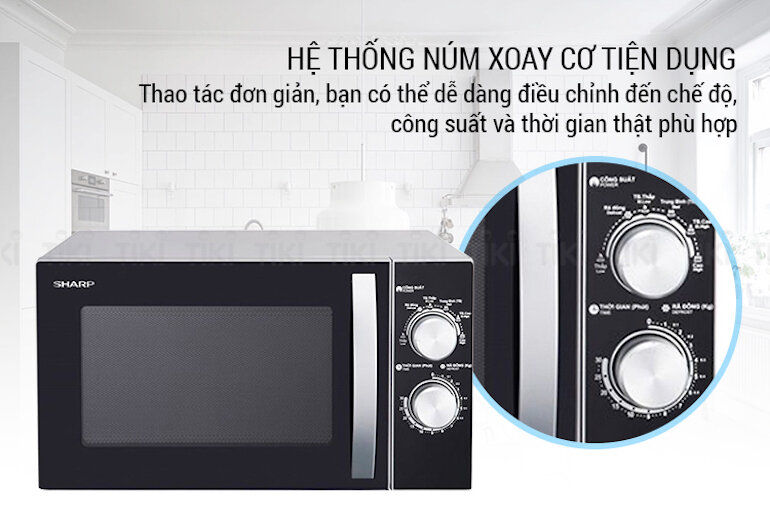 Lò vi sóng Sharp R31A2VN-S đa dạng chức năng chế biến