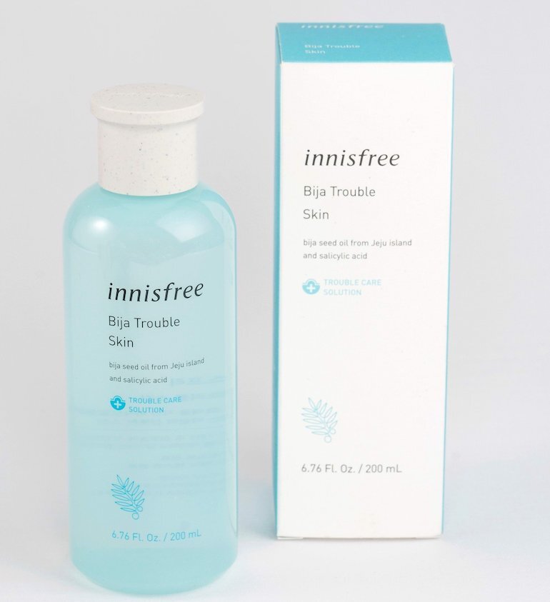 Toner Innisfree cho da dầu Bija Trouble Skin