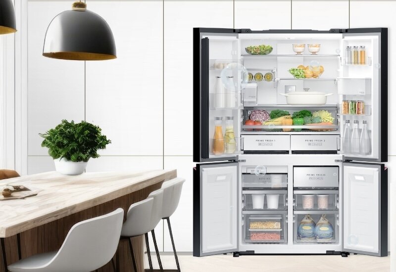 Tủ lạnh Panasonic PRIME+ Edition NR-XY680YMMV được thiết kế theo kiểu dáng 4 cửa Multi Door