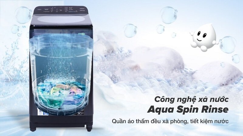 Panasonic NA-F100A9DRV 10kg top-load washing machine costs just over 7 million and comes with a series of equipment. 