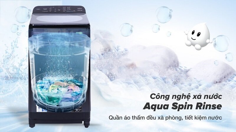 Máy giặt cửa trên 10kg Panasonic NA-F100A9DRV giá chỉ hơn 7 triệu mà hội tụ loạt trang bị
