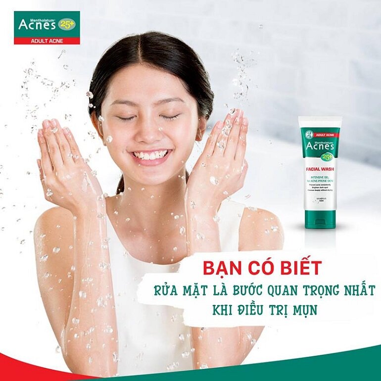 Sữa rửa mặt Acnes 25+ Facial Wash 