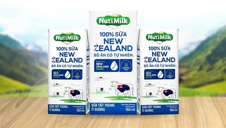 NutiMilk 100% Sữa New Zealand ra mắt thị trường Việt tháng 8/2021