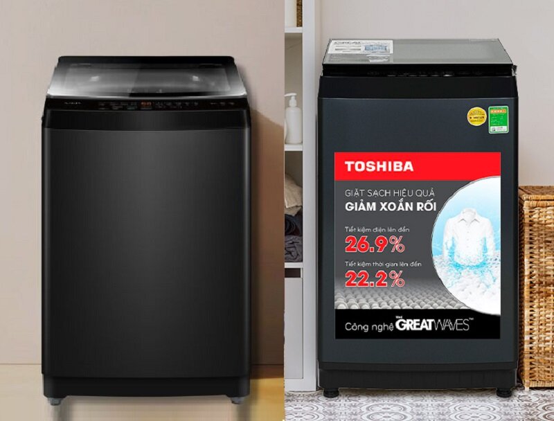 So sánh máy giặt 9kg Aqua AWM9-316K(B) và Toshiba AW-M1000FV(MK)