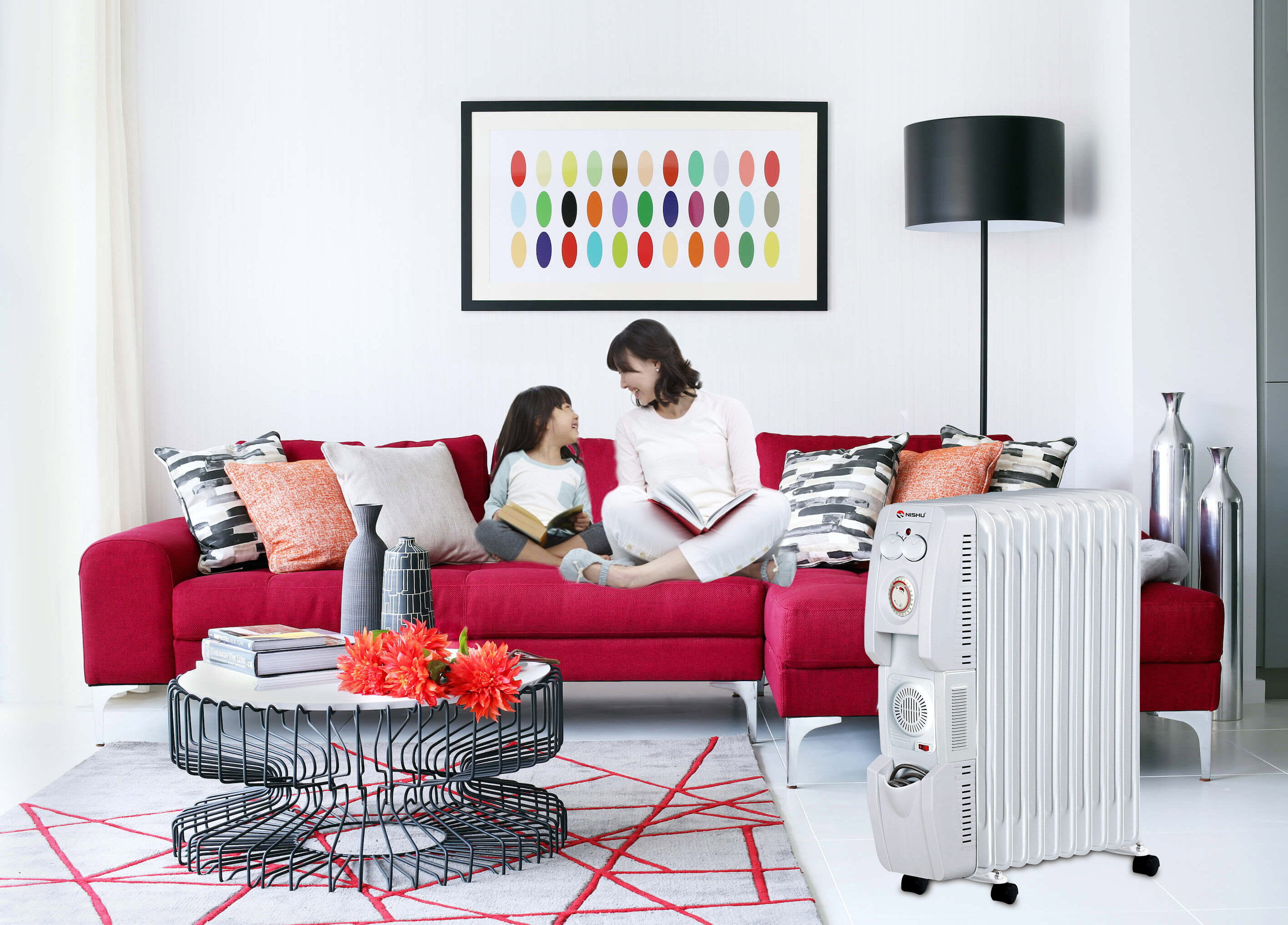 6 kinh nghiệm mua máy sưởi dầu tốt nhất phù hợp diện tích phòng