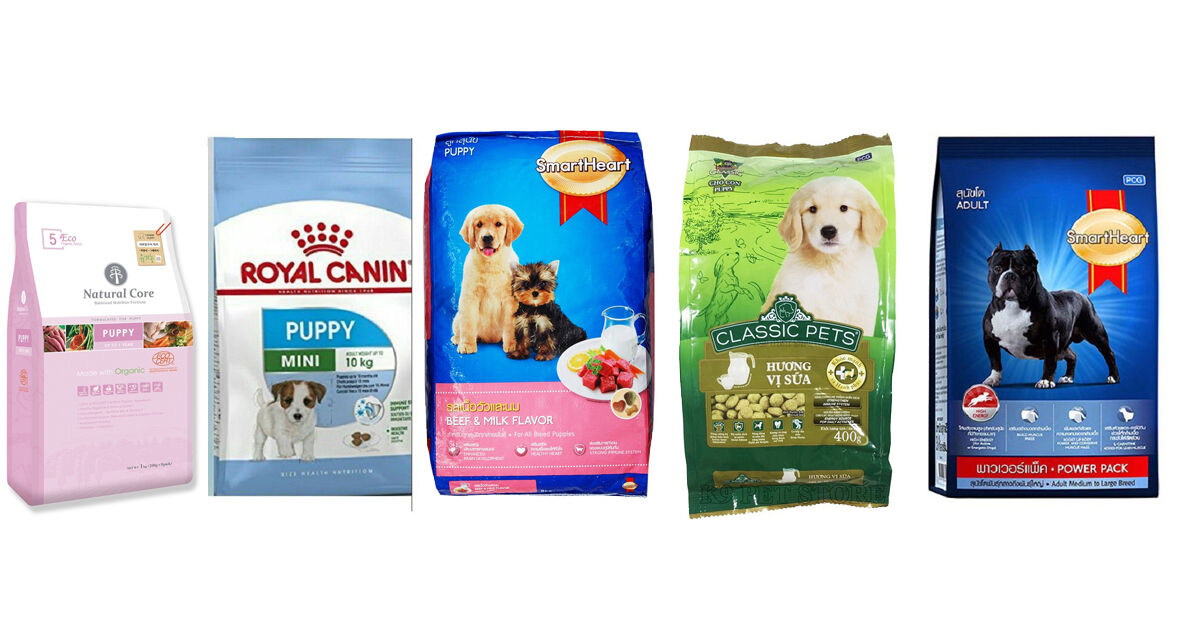 6 loại thức ăn khô cho chó con 1 tháng tuổi “được lòng” sen nhất