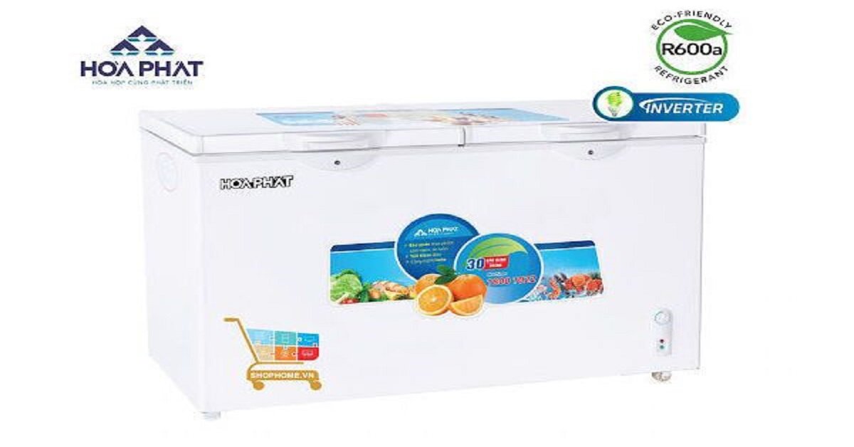 6 lý do bạn nên chọn tủ đông Hòa Phát 300 lít cho gia đình, quán nước, tạp hóa