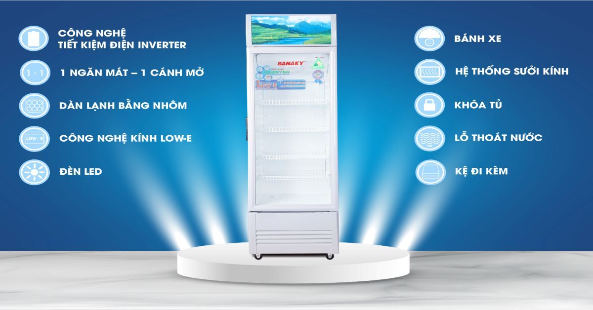 6 lý do khiến tủ mát Sanaky 200L trở nên đáng sắm trong năm 2022