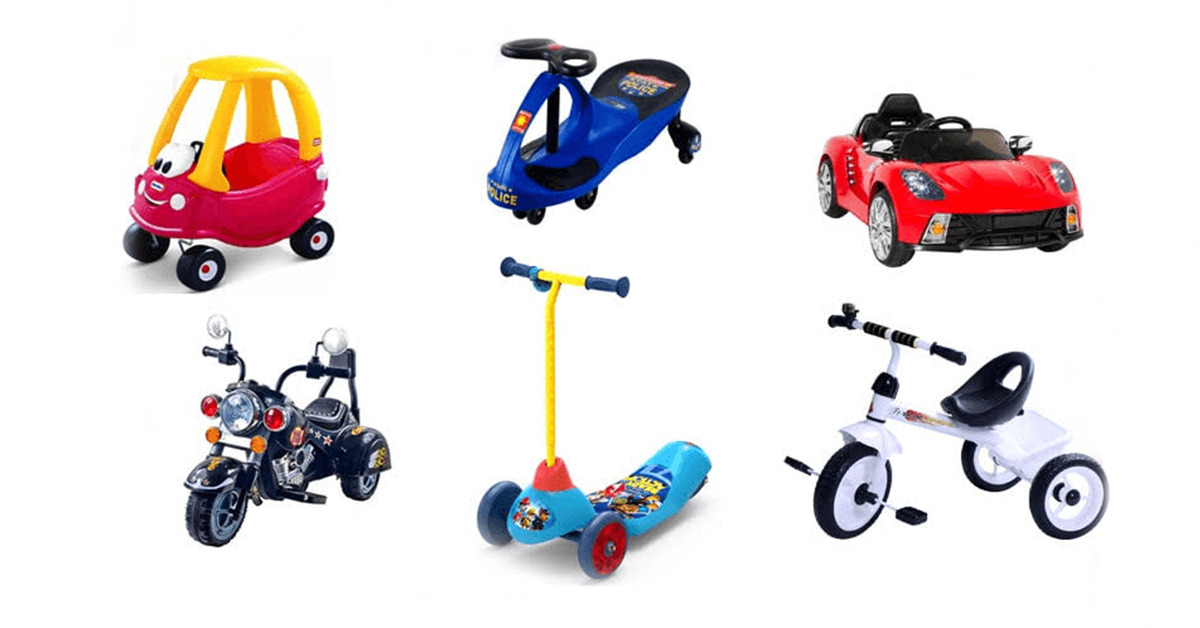 6 mẫu xe đồ chơi trẻ em thích hợp cho bé từ 1-2 tuổi