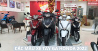 6 mẫu xe tay ga Honda mới nhất đang bán chính hãng tại Việt Nam năm 2022