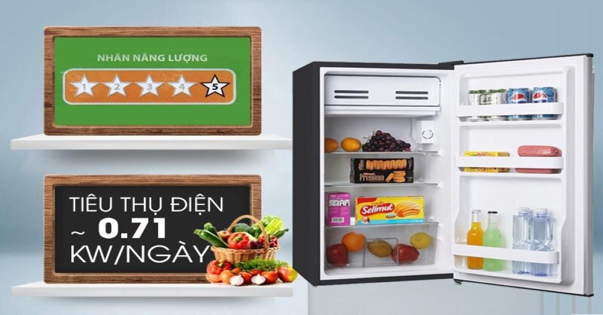 6 mẹo tiết kiệm điện năng khi sử dụng tủ lạnh Midea HF-122TTY 98 Lít cực hiệu quả