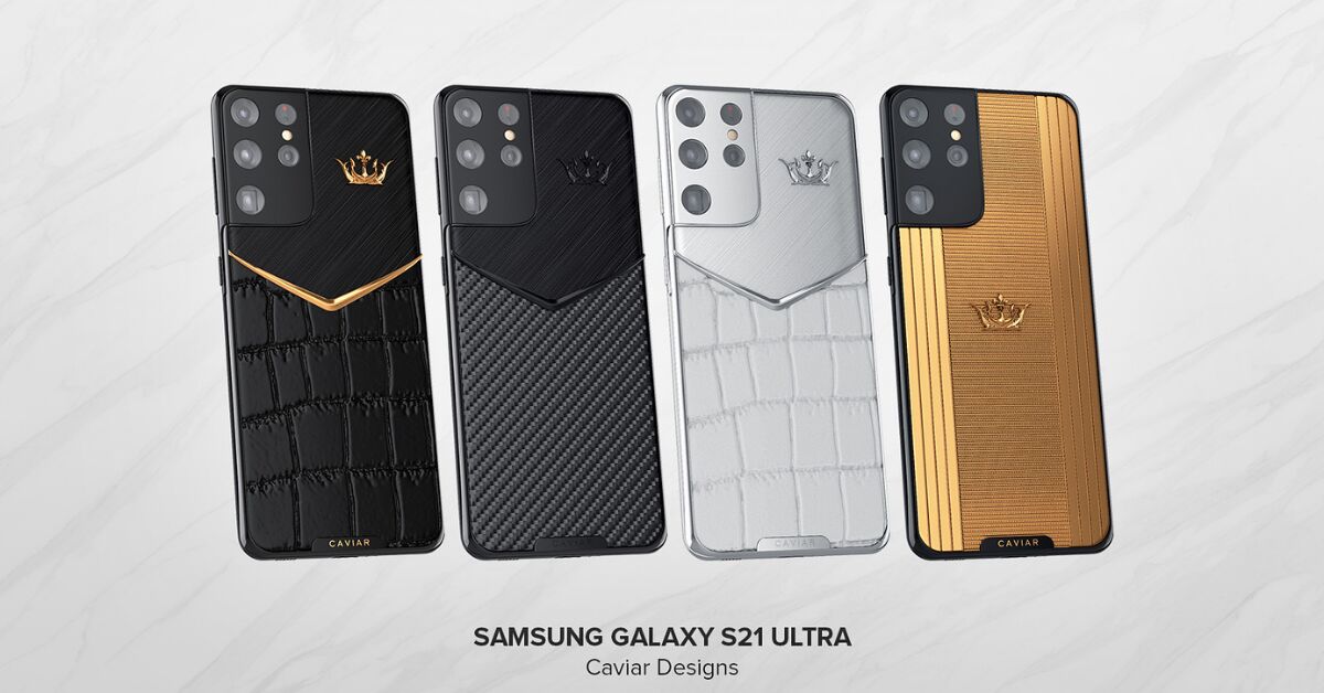 6 tuyệt tác Samsung Galaxy S21 Ultra 5G phiên bản giới hạn do Caviar sản xuất