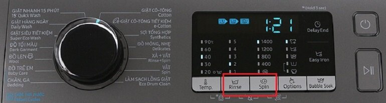 cách sử dụng máy giặt samsung