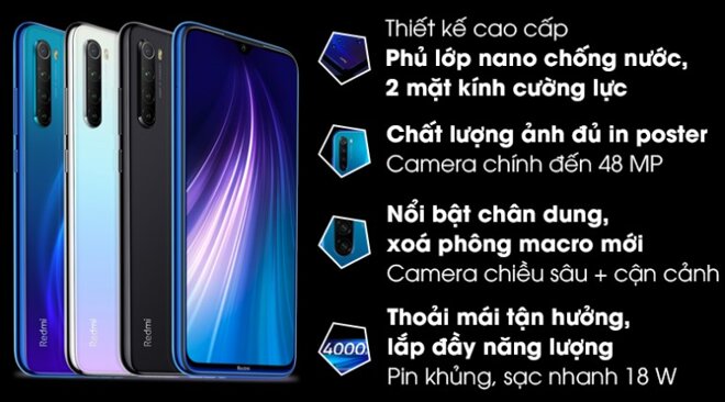 điện thoại xiaomi redmi note 8