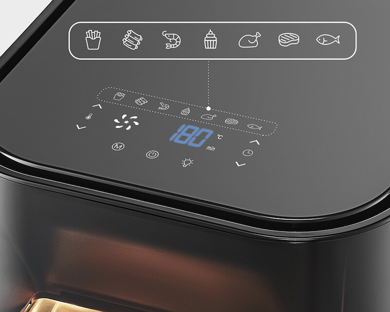 Nồi chiên không dầu Lock&Lock EJF996BLK trang bị nhiều tính năng nổi bật