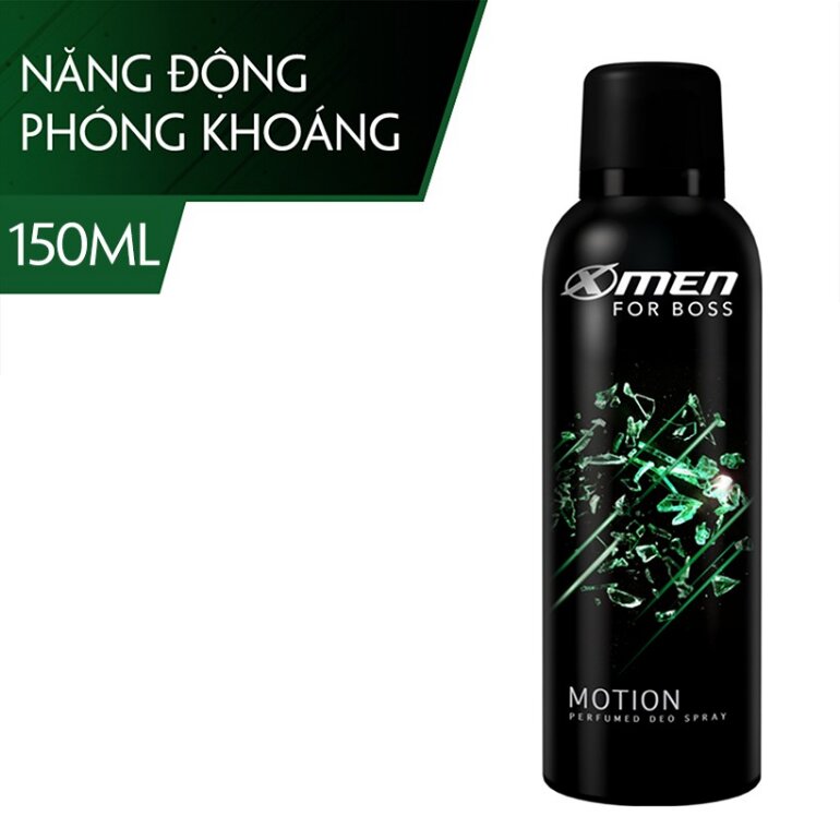 Xịt khử mùi nước hoa Xịt khử mùi nước hoa Xmen for Boss Motion