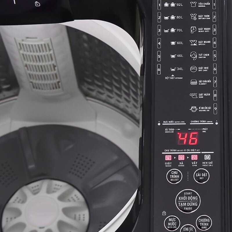Bảng điều khiển máy giặt Aqua AQW-FW120GT BK