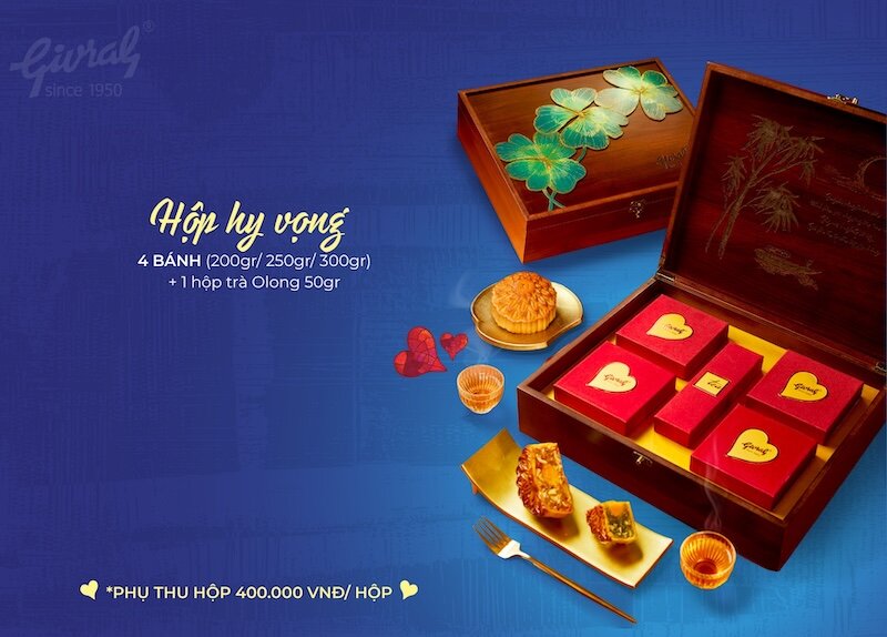 Bánh Trung thu Givral 2025: BST “Cỏ Bốn Lá” là lời chúc cho mùa Đoàn viên an lành