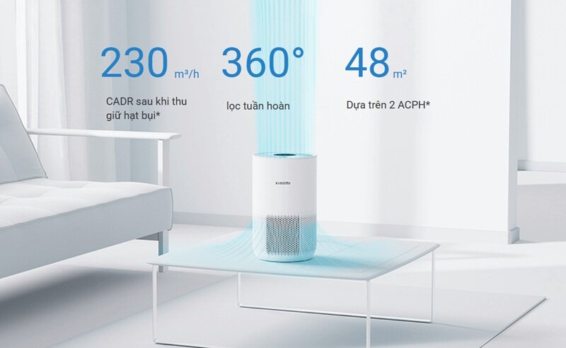 Giá chỉ 1.5 triệu đồng, máy lọc không khí Xiaomi Smart Air Purifier 4 Compact