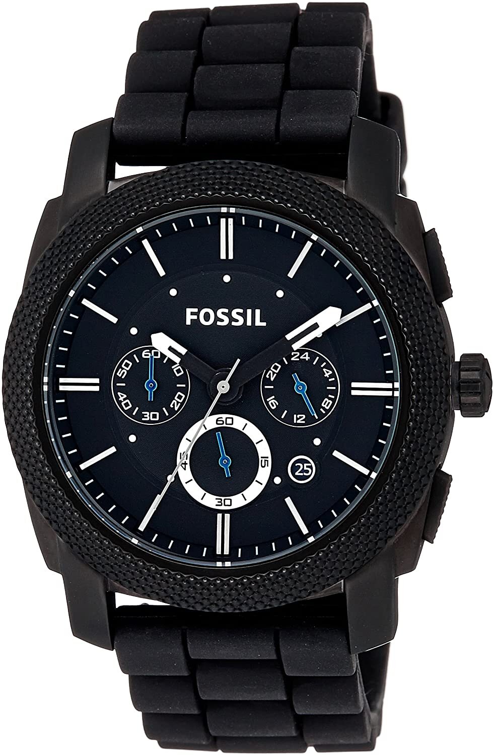 Buy Fossil Machine Chronograph Black Dial Men's Watch - FS4487 at Amazon.in