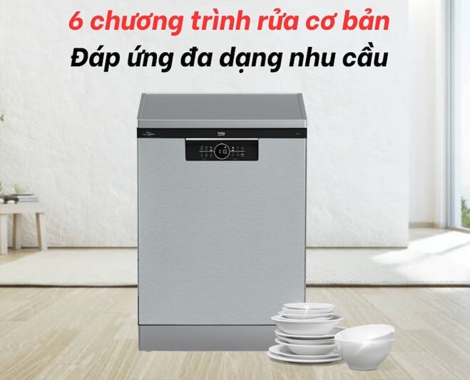 Yêu bếp hơn với chiếc máy rửa bát thông minh Beko BDFN26530X