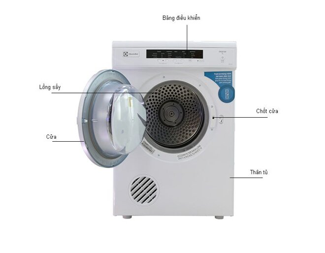 Máy sấy quần áo Electrolux