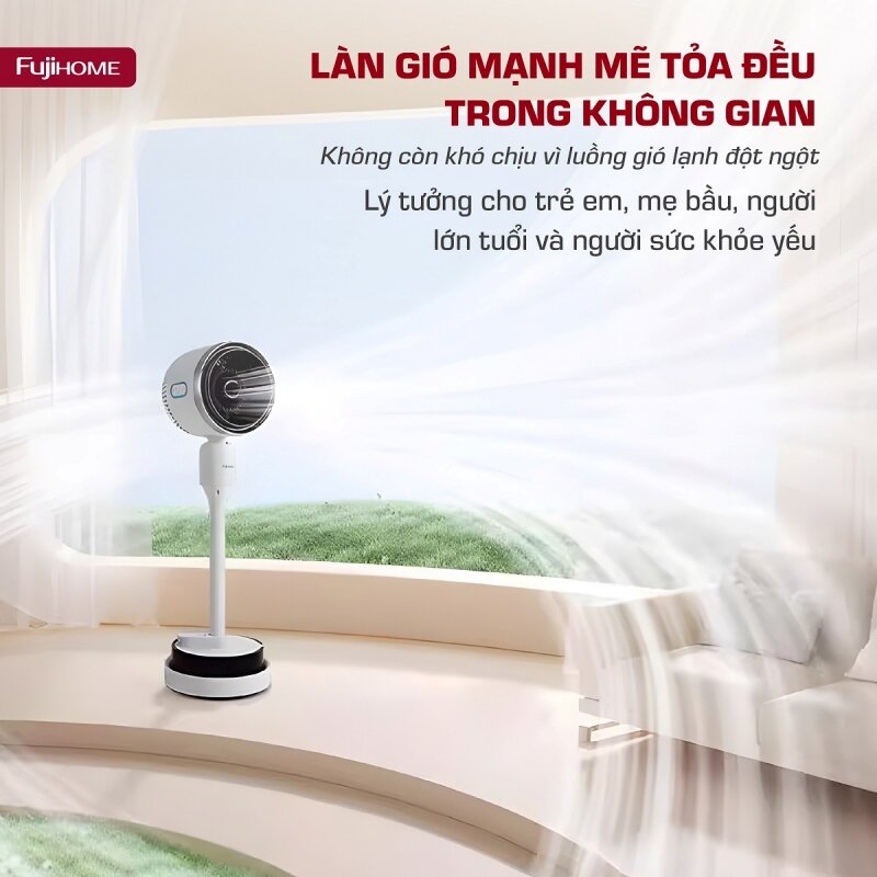 Quạt điều hòa đa năng Fujihome AC707: Mua một lần, sử dụng quanh năm