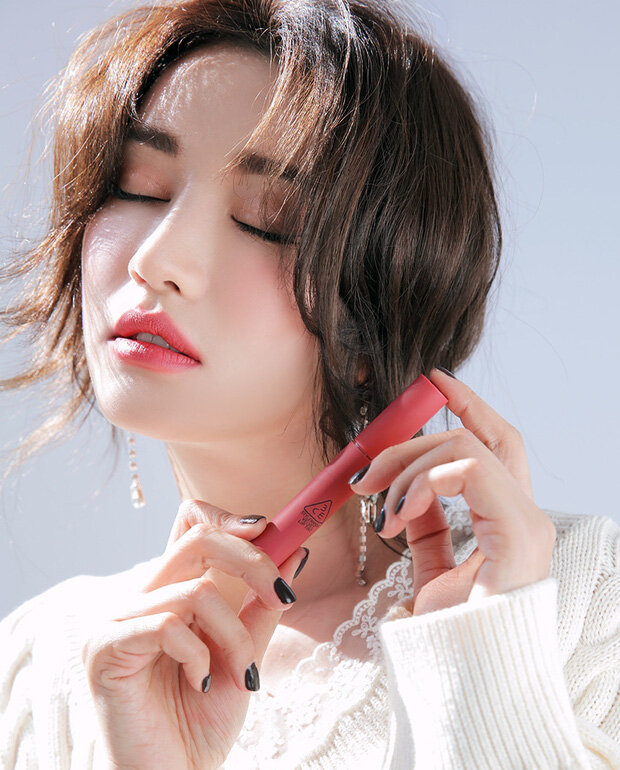 Bảng màu son kem 3CE Velvet Lip Tint