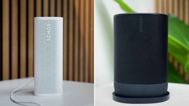 So sánh loa Sonos Roam 2 và Sonos Move 2 – Loa di động nào tốt hơn?