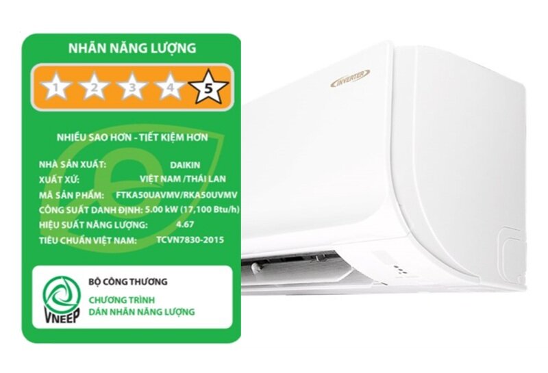 Điều hòa Daikin FTKA50UAVMV giảm giá sâu, làm mát tốt lại rất tiết kiệm điện