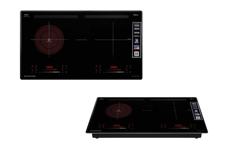 Loạt bếp từ đôi hồng ngoại Sunhouse đáng mua hiện nay, giá chỉ từ 2,5 triệu đồng